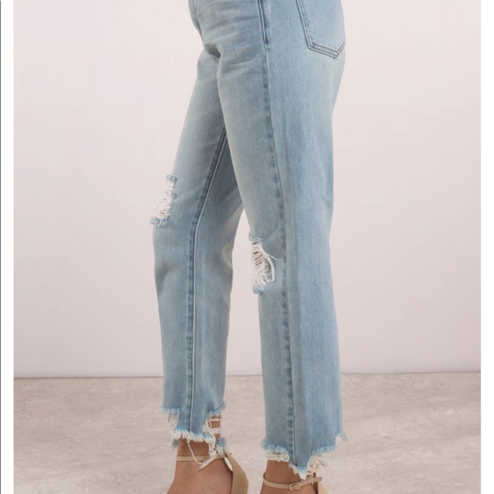 Brand New Toby Light Washed High Rise Ripped Jeans - Picture 3 of 4